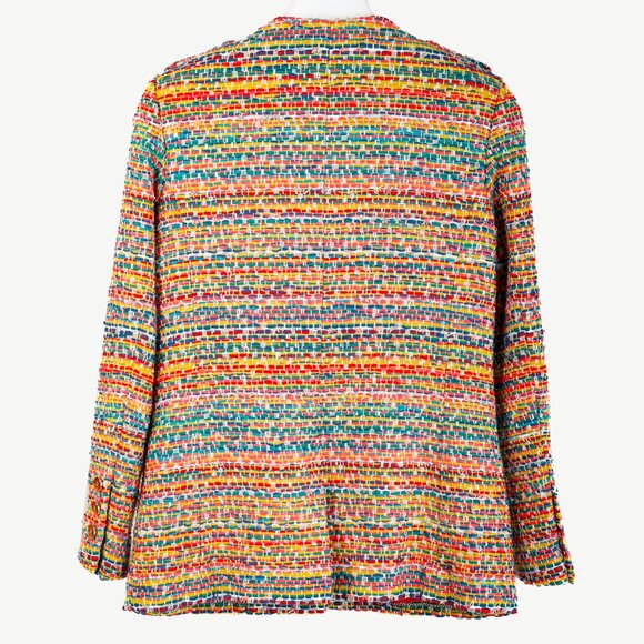 Chanel Resort 2016 Multicolour-Tweed Single-Button Blazer - Picture 2 of 12